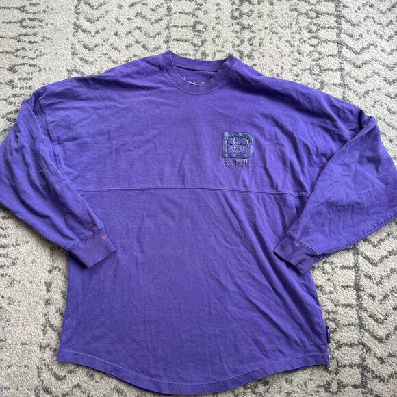 Walt Disney World 2019 Purple Potion Spirit Jersey Sweater Shirt Sz S RARE - Picture 7 of 11